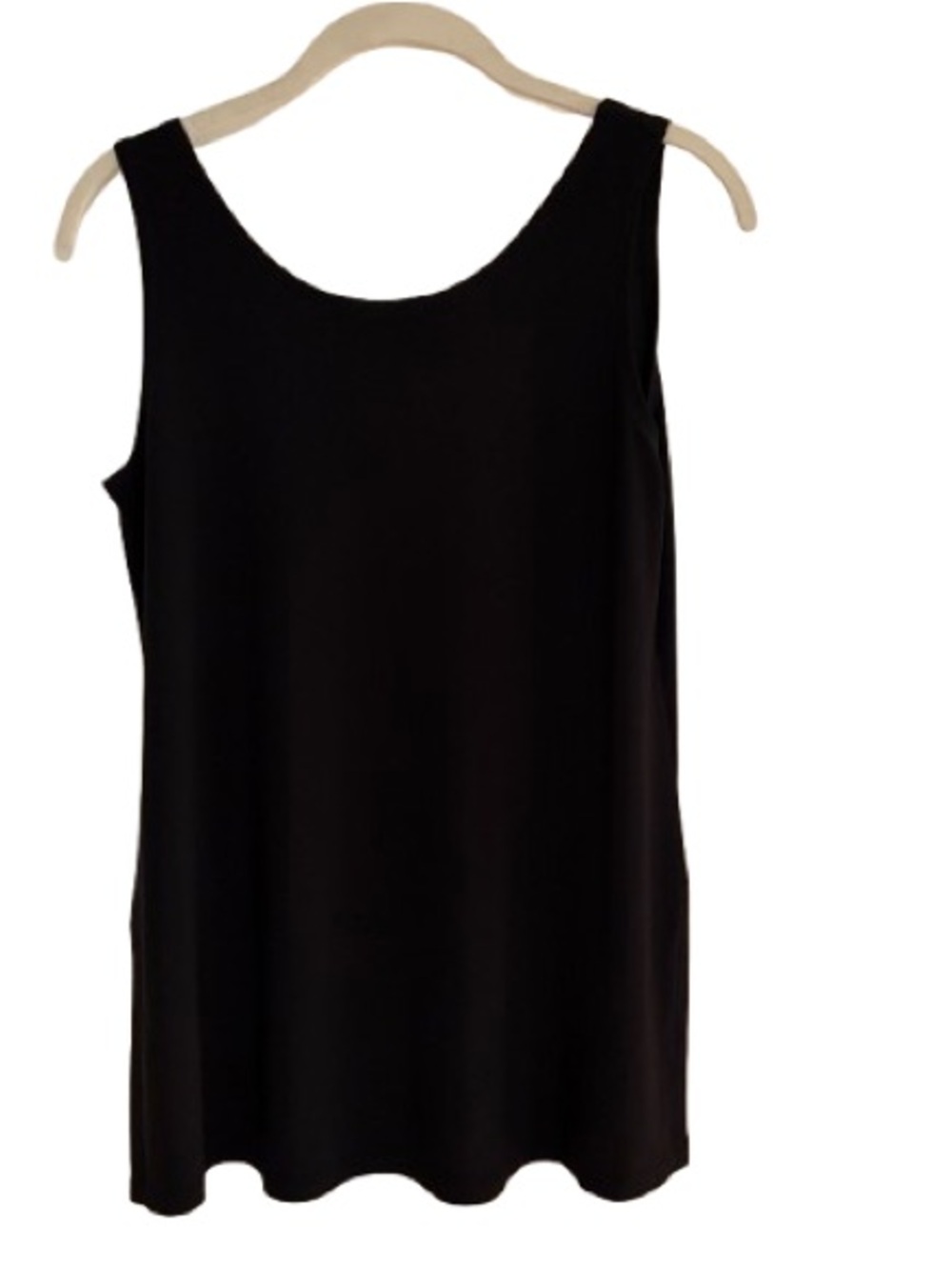 Sympli Black Scoop Neck Tank Top - Size 8